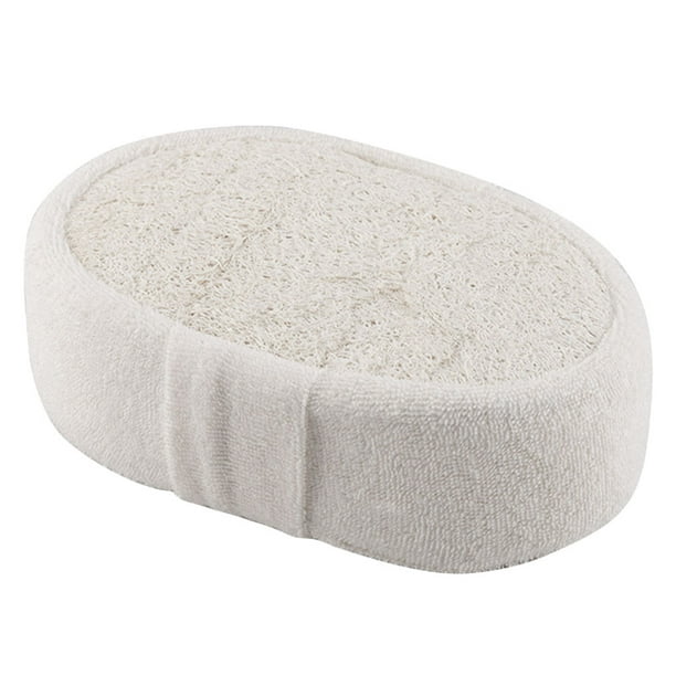 Esponja exfoliante corporal de lufa natural para ducha, uso diario, lufa facial para mujer, lufa de baño, lufa de ducha
