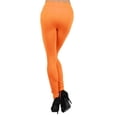thumbnail image 3 of Women Fleece Lined Leggings Sports Gym Yoga Pants - (Mustard), 3 of 5