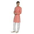 thumbnail image 4 of Cotton Indian Summer Ethnic Wear Designer Style Bollywood Kurta Pyjama Pathani, 4 of 5