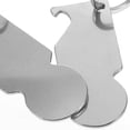 thumbnail image 4 of 4Pcs Shopping Cart Token Keychain Zinc Alloy Simple Design For Gifts, 4 of 5