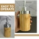 thumbnail image 4 of GOOHOCHY Dispensador de jabón de escritorio, botella de loción rellenable, botella de bambú para champú y loción., 4 of 8