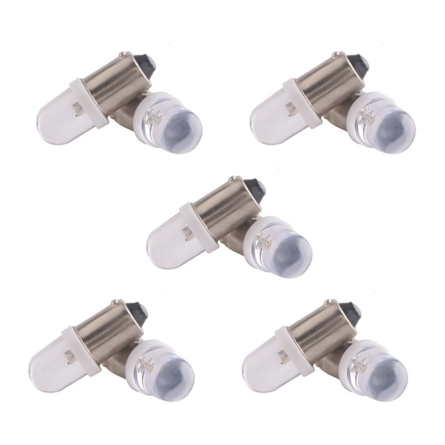 Sidaley 10 piezas de luz de salpicadero Interior de 12V, indicador de Panel de tablero, lámpara lateral, Bombilla de cuña automotriz, placa de Bombillas para automóviles Luz blanca Sidaley VI018086-01B