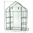 thumbnail image 5 of Machrus Ogrow Premium Greenhouse Replacement Cover for Your Outdoor Walk in Greenhouse - Clear - Fits Frame 29"L x 56"W x 77"H, 5 of 5