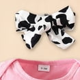 thumbnail image 7 of mgoYE Baby Girl Clothes 0-3 Months Baby Girl Clothes Romper Shorts Set Floral Summer Outfits Cute Baby Clothes Girl(Pink,9-12 Months), 7 of 7