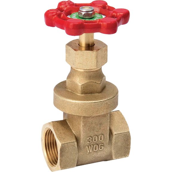 B & K ProLine 100-207NL Gate Valve, 1-1/2 in FPT, Brass