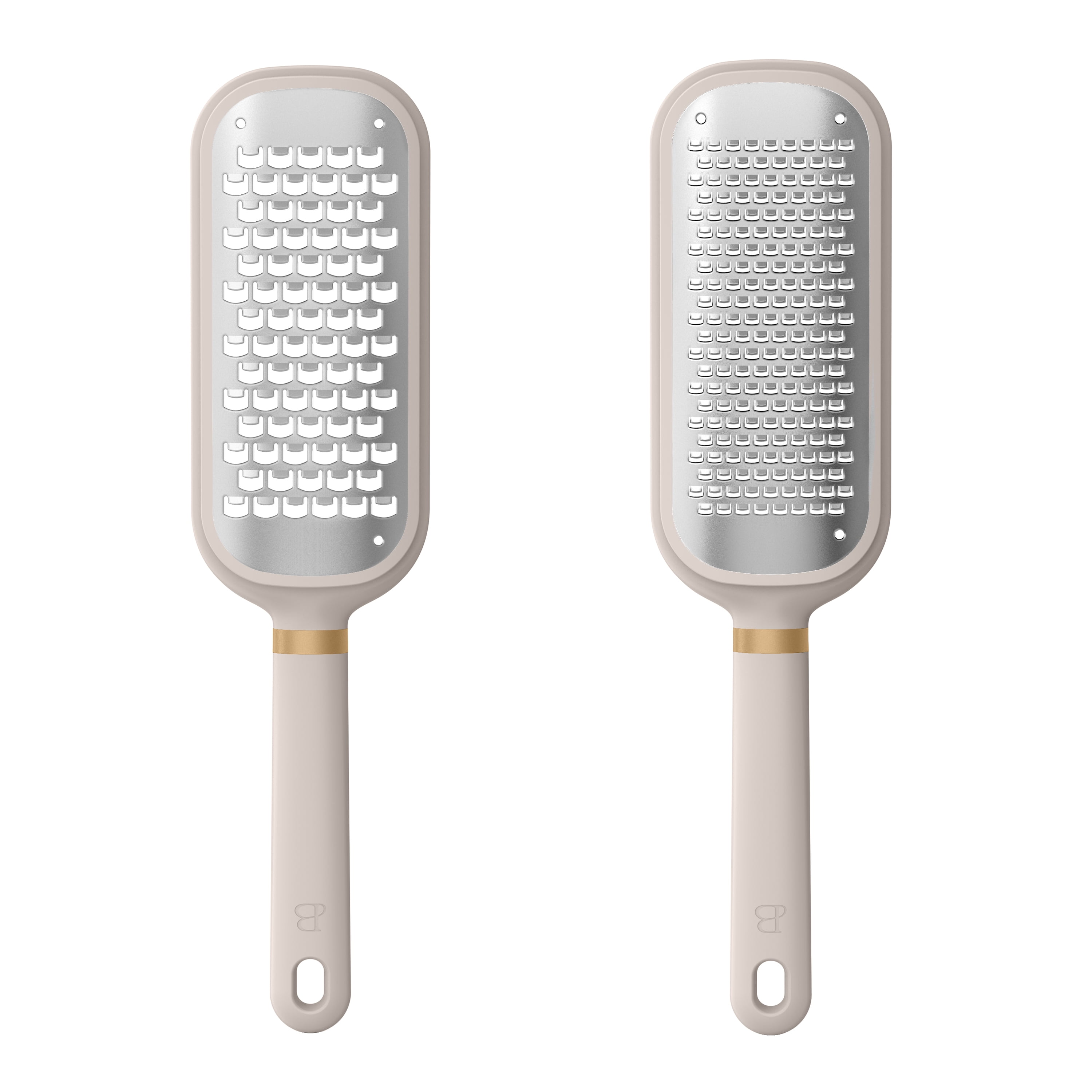 Beautiful 2-in-1 Nested Grater, Porcini Taupe by Drew Barrymore