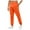 Orange, variant on TOWED22 Men's Cargo Sweatpants, Drawstring Tapered Joggers Pants Elastic Waist Active Casual Pants with Pockets(Red,L)