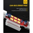 thumbnail image 4 of AUXITO 578 LED Bulb 41mm 42mm 212-2 211-2 578 Festoon LED Bulbs CANBUS Error Free 6-SMD 3030 Chipsets Xenon White Replacement for Map Dome License Plate Lights Lamps (Pack of 4), 4 of 8