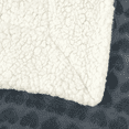 thumbnail image 4 of SMIXLN Sherpa Blanket, Reversible Fleece & Sherpa Throw Blanket, Soft Plush Warm Twin XL Size Blanket for Couch, Bed & Fall Winter, Dark Gray Heart, 71" x 80", 4 of 7