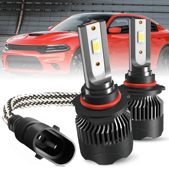 2X LED Headlights Light Bulbs for Dodge Charger 2016-2018 2019 2020-2021 2022