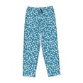 thumbnail image 6 of Uemuo Beautiful Floral Pattern Women's Wide Leg Palazzo Lounge Pants with Pockets Light Weight Loose Comfy Casual Pajama Pants-X-Large, 6 of 9