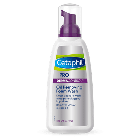 Cetaphil Pro Dermacontrol Oil Removing Foam Wash, (Best Acne Face Wash And Moisturizer)