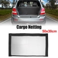 thumbnail image 2 of Unique Bargains 2 Pcs Universal Car Trunk Seat Back Mesh Rear Cargo Net Pickup Van Hammock Luggage Storage 19.69'x11.81', 2 of 7