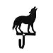 thumbnail image 2 of Village Wrought Iron WH-297-S Wolf Standing Wall Hook, Small, 2 of 3