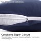 thumbnail image 4 of Reforzar Funda De Almohada Suave Cuerpo De Microfibra 1800 Funda De Almohada con Cremallera, 4 of 6