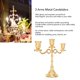 thumbnail image 3 of Candelero ANGGREK Candelabro de Metal de 3 brazos, 3 of 7
