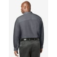 thumbnail image 2 of KingSize Men's Big & Tall Wrinkle-Free Button-Down Collar Dress Shirt, 2 of 5