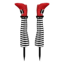 Halloween Decorations Deal 2025!Kyusrd Decoration Prosthetic Witch Leg Garden Decorations