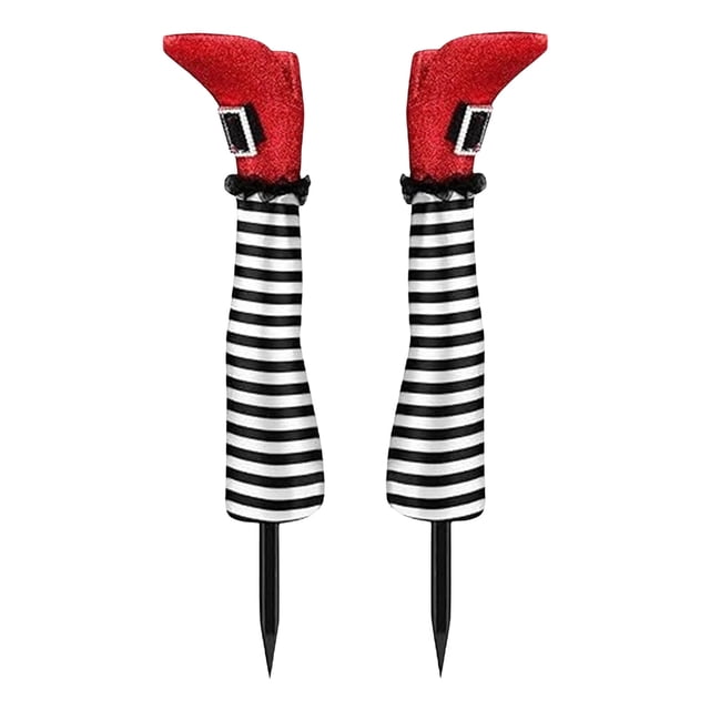 Halloween Decoration Prosthetic Witch Leg Garden Decorations
