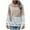 Khaki, variant on Fesfesfes Women Flannel Shirt Fashion Long Sleeve Color Blocking Casual Tops Double Faced Velvet Sweatershirt Hoodies