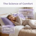 thumbnail image 3 of Unique Bargains Cotton Envelope Closure Pillowcase 2 Pack Wrinkle Resistant Bedding Purple, 3 of 5
