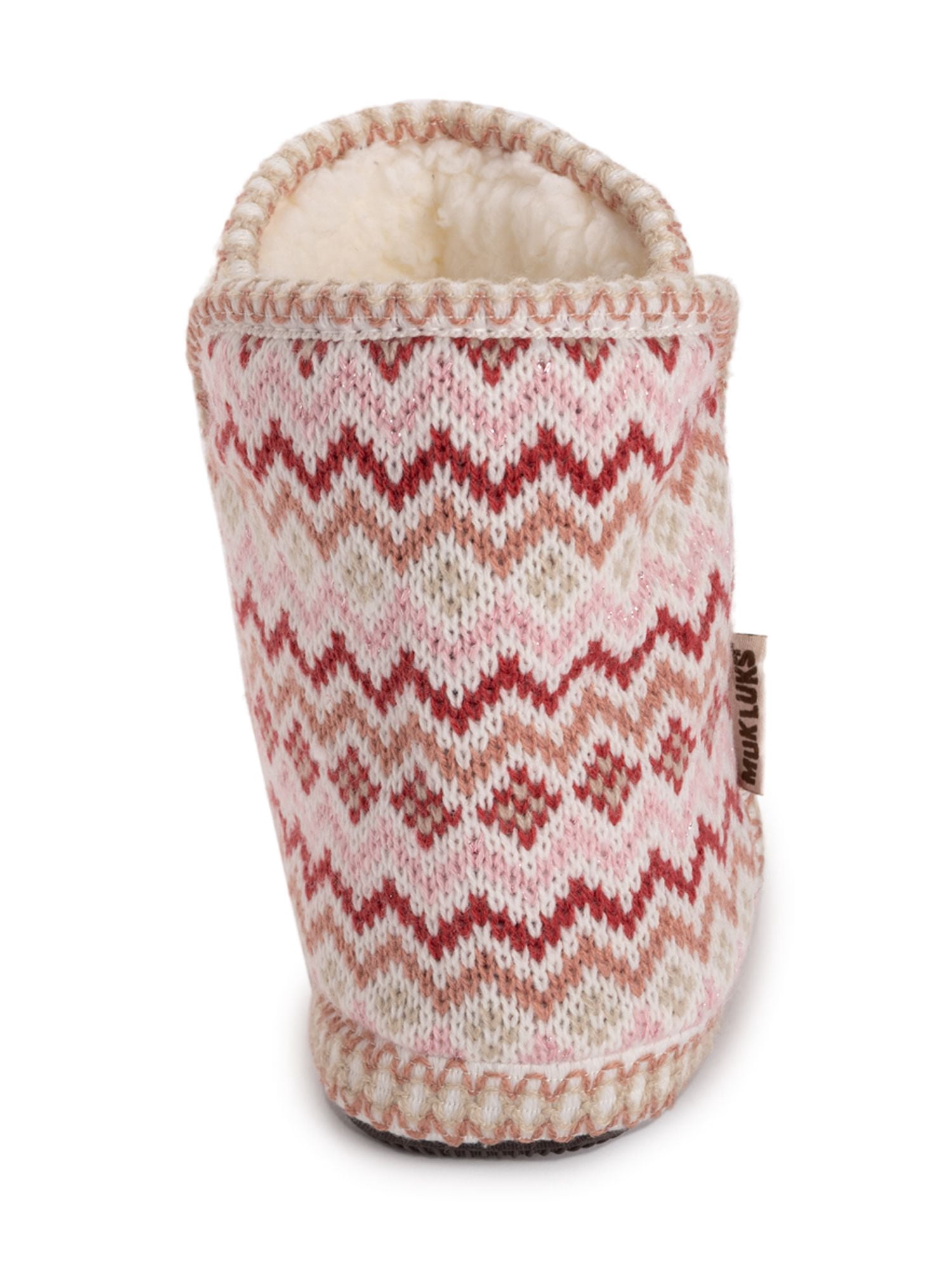 MUK LUKS Women's Aaliyah Bootie Slipper, Wide Width Available