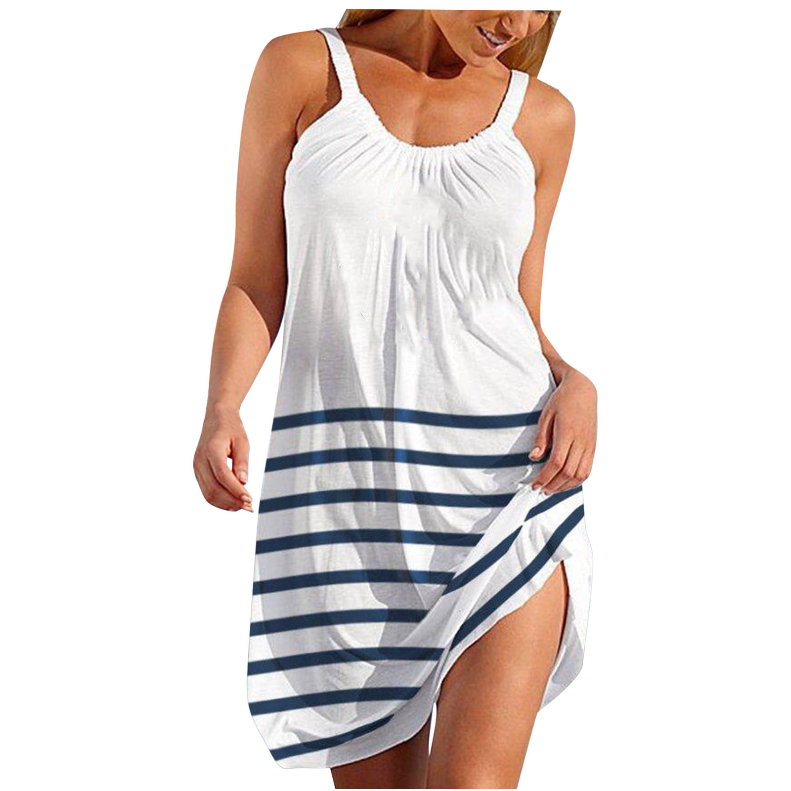 Dyegold Sundresses for Women Casual Beach - Dresses for Women 2023 U ...