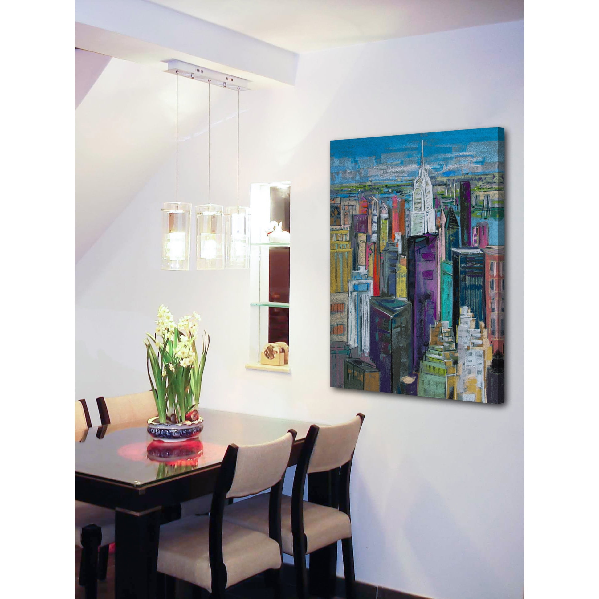 "Chrysler 7" Painting Print on Wrapped Canvas