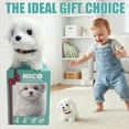 thumbnail image 4 of My Realistic Robot Puppy - Realistic Plush Electronic Puppy Toy, Interactive Stuffed Dogs for Sitting, Barking, Walking and Running(White), 4 of 8
