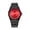 Black Shell and Red Noodles, variant on New men's watch, fashionable business luminous waterproof steel band quartz watch, men's wristwatch, business trendy watch for men