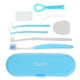 thumbnail image 4 of EeaseMX Kit de cuidado de cepillos de dientes de ortodoncia, estuche portátil e invisible para aparatos dentales (azul cielo), 4 of 8