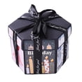 thumbnail image 2 of Black Explosion Box Creative Explosion Gift Box DIY Photo Album Scrapbook Surprise Box Exquisite Polygon Gift Box for Valentine Day Anniversary Birthday, 2 of 9
