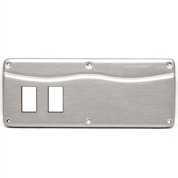 Stratos Boat Blank Switch Panel 7KE472 | 385 XF Gray Plastic
