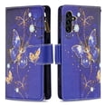 thumbnail image 4 of TECH CIRCLE Galaxy A14 5G Wallet Case,Premium PU Leather Zipper Card Slot Wrist Strap Magnetic Closure Kickstand Carrying Pouch Protective Case for Samsung Galaxy A14 5G 6.6 inch 2023,Purple Butterfly, 4 of 6