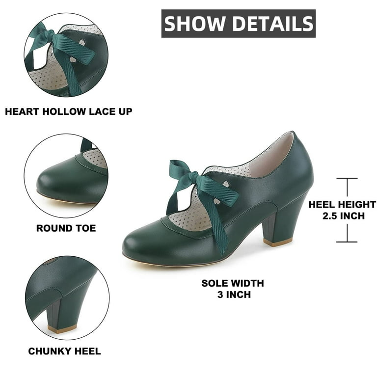 Mary jane lace up deals heels