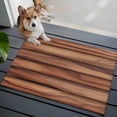thumbnail image 3 of Western Barn Door Entryway Rug 2'x3'&nbsp; Non Slip Front Door Mats, Country Farmhouses Wooden Grain Brown Entrance Rugs Indoor Outdoor Carpet, Washable Floor Mats Small Area Rug for Bedroom Kitchen, 3 of 8