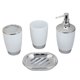 thumbnail image 1 of DESTYER Juego de Accesorios de Baño de 4 Pzas, Taza de Plástico para Traje de Baño, Soporte para Cepillo de Dientes, Blanco, 1 of 8