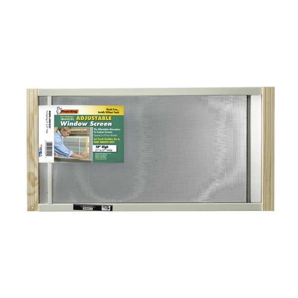 Frost King AWS1037/6W W.B. Marvin Wood Frame Adjustable Window Screen