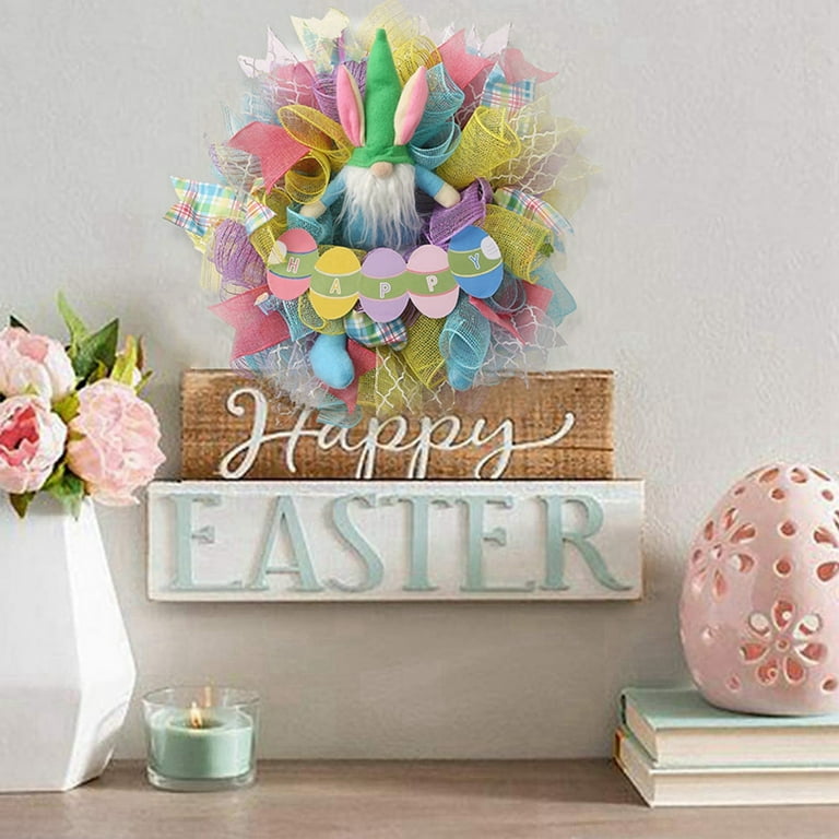 Easter Decorative Mesh Wrap Includes 4 Rolls of Ribbon Each 30ft x