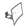 thumbnail image 2 of Oliegs Heated Blanket Curved Mobile Screen Magnifier With Stand Holder Phone Screen Amplifier For Clear Video Viewing Portable Cellphone Enlarger Compatible With All Smartphones Chocolate, 2 of 5
