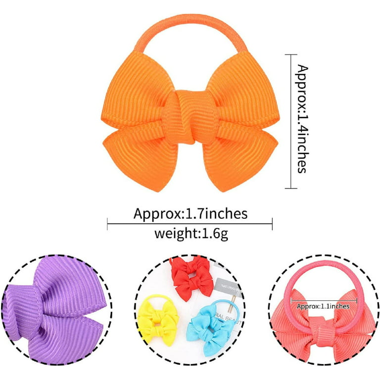 Men Side Hair Down Baby Hair Ties with Bows for Toddler Elastic Ponytail  Holders Small Hair Ties for Baby Girls Infants Hair Accessories Mens  Hairband Spiral (F, One Size) 