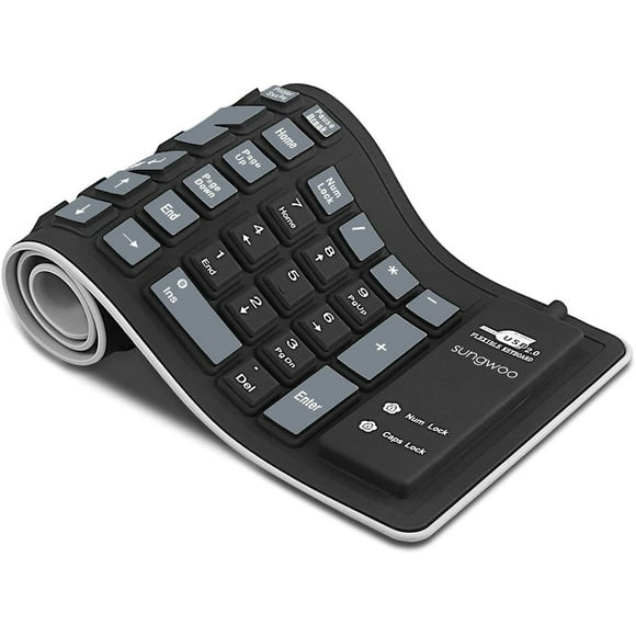 Foldable Silicone Keyboard USB Wired Waterproof Rollup Keyboard
