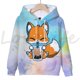 thumbnail image 3 of Sudadera con capucha de animales Boba Tea, sudadera con capucha de gato y zorro, sudadera con capucha Harajuku, sudaderas con capucha para niños, suéteres kawaii, sudaderas casuales, ropa para niños, 3 of 5