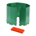 thumbnail image 3 of Parabrisas para estufa de camping, plegable, con bolsa de transporte, ligero y resistente al viento. Verde, 3 of 9