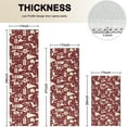 thumbnail image 4 of Colorful Christmas Striped Pattern Kitchen Rugs Sets Of 3,Kitchen Runner Rugs Non Skid Washable,Decorative Kitchen Floor Mats for Kitchen,Sink,Laundry,17"x30"+ 17"x47" + 17"x59", 4 of 6
