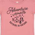 thumbnail image 4 of Inktastic Adventure Awaits Outside in Nature with Tent and Mountains Boys or Girls Baby T-Shirt, 4 of 5