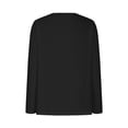 thumbnail image 5 of Lmnyox Lace V Neck Shirts for Women Fall Casual Long Sleeve Blouses Trendy Business Tops Work Clothes, 5 of 6