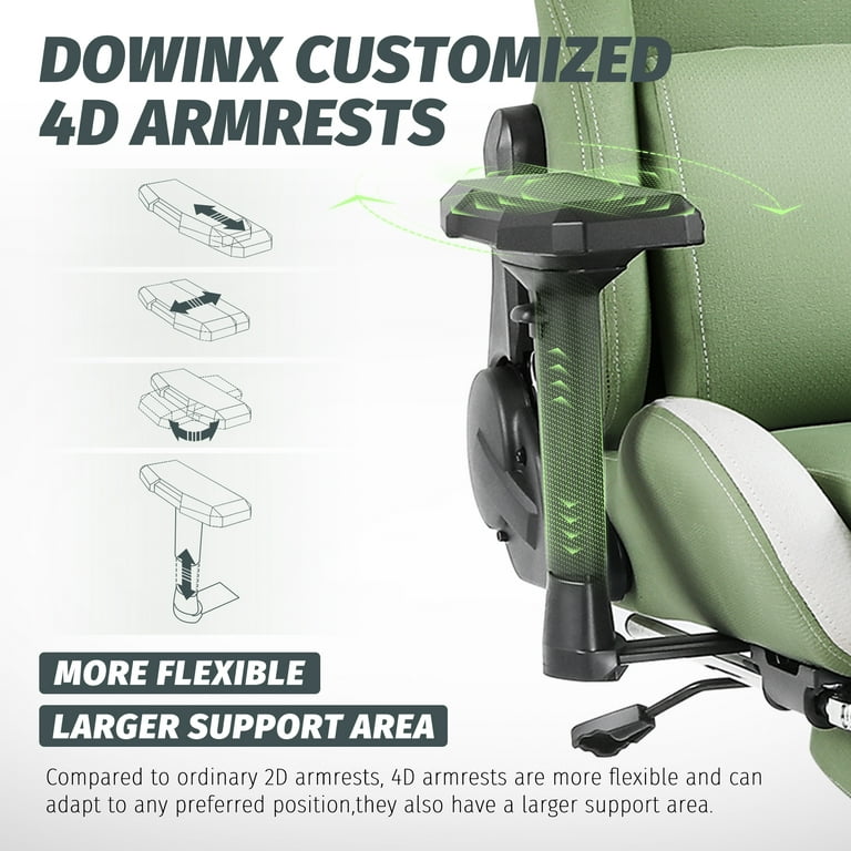  Dowinx Gaming Chair Breathable Fabric Office Chair with Pocket  Spring Cushion and 4D Armrest, High Back Ergonomic Computer Chair with  Massage Lumbar Support Task Chair with Footrest Blue : Home 