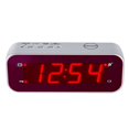 thumbnail image 1 of Timegyro Réveil LED Réglage Facile et Fonctionne à Piles Uniquement Gros Chiffres Rouges Horloge de Bureau pour Chambre/salon/voyage, 1 of 6