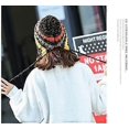 thumbnail image 4 of Conjunto de gorro y bufanda de punto para mujer, gorro de invierno cálido y grueso con pompón de ganchillo y dobladillo para exteriores., 4 of 5